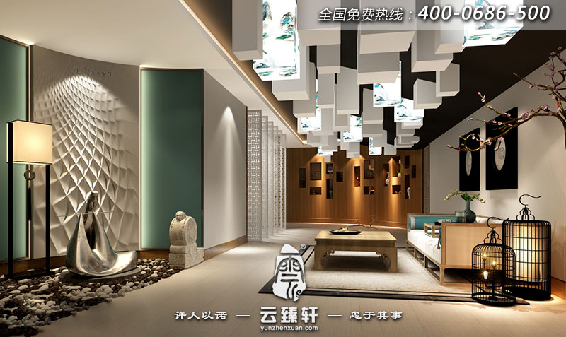 養(yǎng)生會(huì)所大堂休息區(qū)
