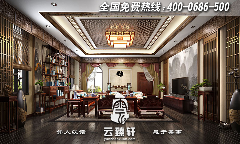 中式廳堂設(shè)計(jì)圖片